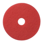 Hillyard, Red Clean and Buff Pad, 14 inch, Round, HIL42214
