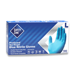 Safety Zone, Gloves, General Purpose, Large, Nitrile, Blue, 1 Box