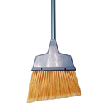 Golden Star, Angle Broom with handle, 11"x46", Blue, each