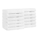 Hospeco, Host & Home, 13x13 White Wash Cloths, 400 GSM, 60 Towels