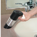 Kutol, Counter Mount, Manual Soap Dispenser, Chrome / Black, each