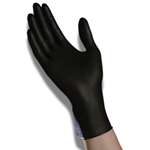 Raxwell, Nitrile, Multi Industry Gloves, Black, XLarge, 4 Mil, 1 Box of 100
