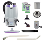 ProTeam, GoFit 6, Cordless Backpack Vacuum, 107783, 6 Qt, 4Ah, Each