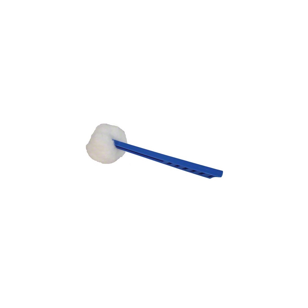 Hillyard, Toilet Bowl Mop Brush, 12 inch blue plastic handle, HIL20411, sold as 1 brush, 100 per case