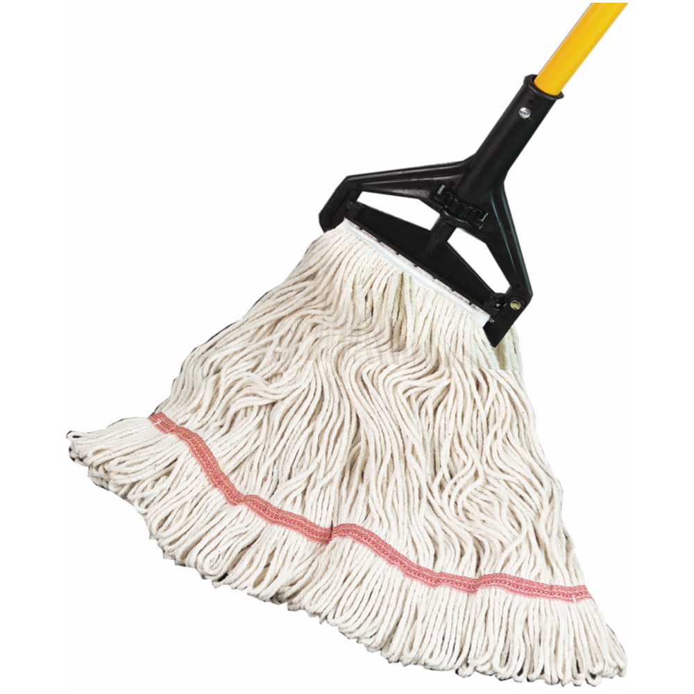 Hillyard, Super Crown White Looped End Wet Mop, Large, 24 oz, HIL24967, as 12 per