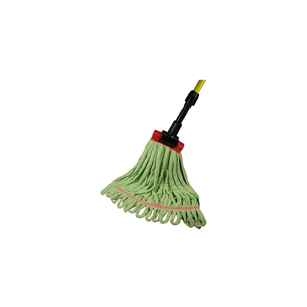 Golden Star, Relintless, Microfiber Looped-End Tube Wet Mop  Large, Green, 5 inch Head band, AWM94LG5, Sold as each