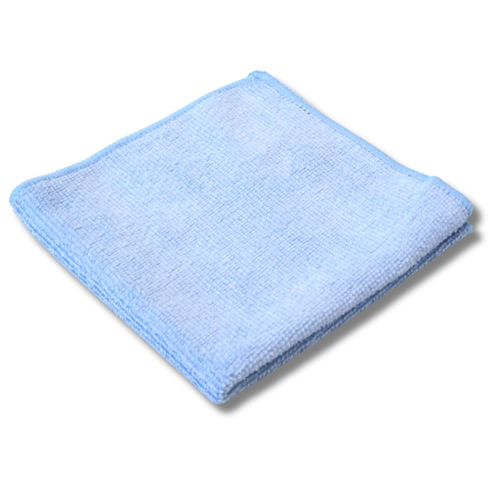 Hillyard, Trident Microfiber Cloth, Blue, 12x12 inch, HIL20028, Sold as Each