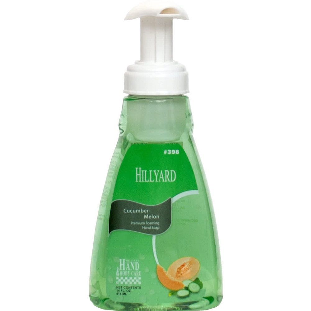 Hillyard, Cucumber Melon Premium, Foaming Soap, 14 oz. Pump Bottle, HIL0039882, Sold per bottle