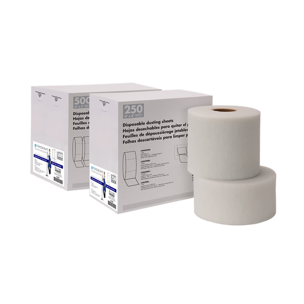 Hillyard, Trident, 6"x8" Disposable Dusting Sheets, HIL20910, 1 roll per pkg. sold per package