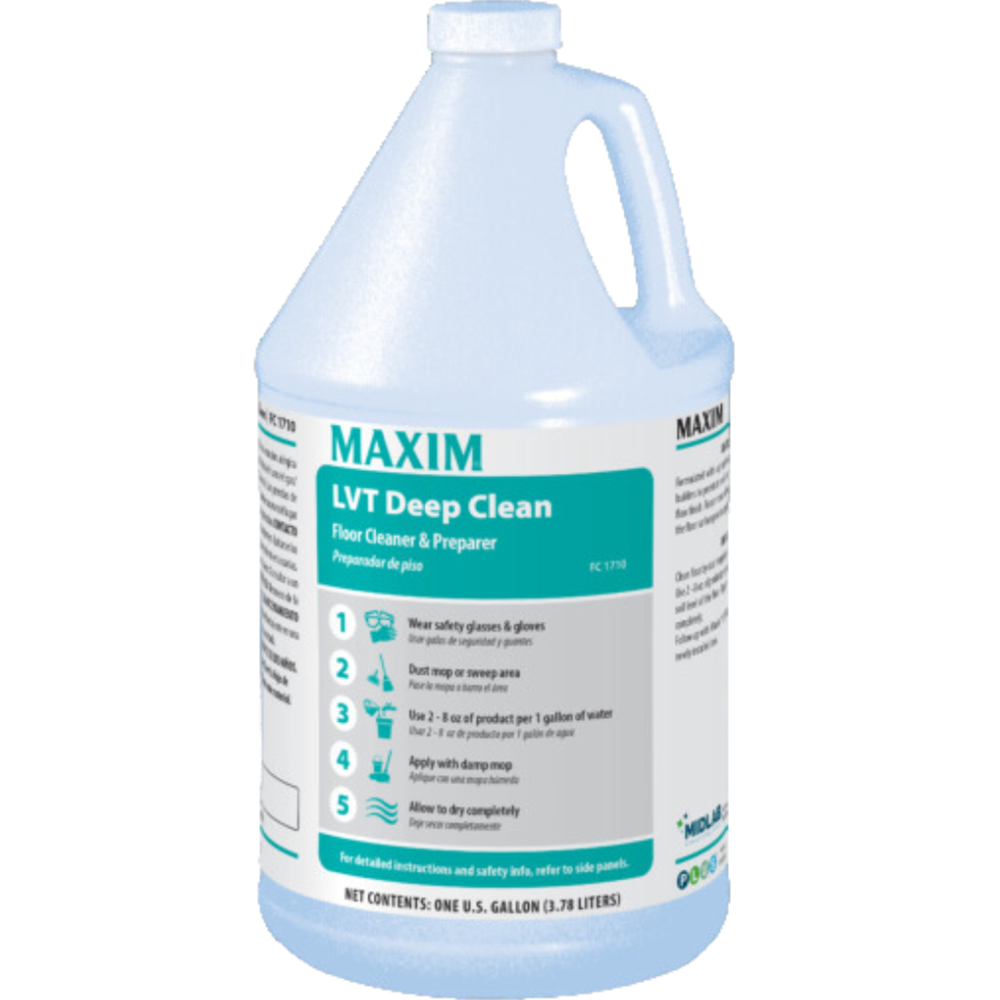 Midlab Maxim, LVT Deep Clean, 1 Gallon Concentrate, 171000-41, Sold as 1 Gallon