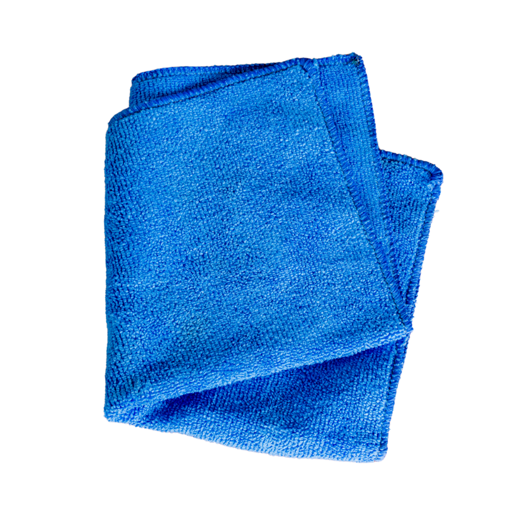 Golden Star, Microfiber Cloth, Ultra Duty, 16x16in, Blue, each