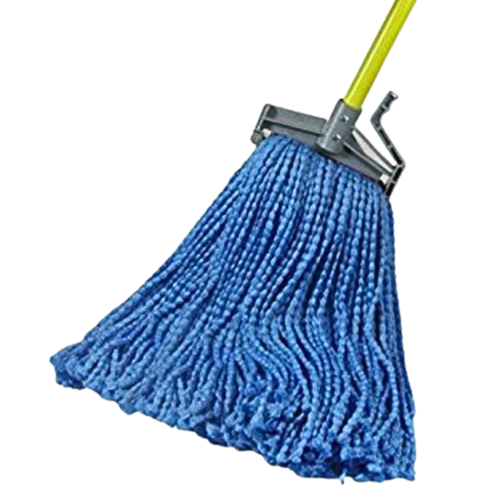 Golden Star, Microfiber Wet Mop, Pearl, Medium, Blue, each