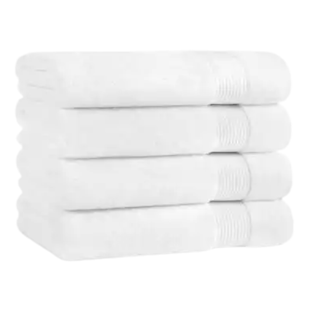 Hospeco, Host & Home, 27x54 White Bath Towels, 400 GSM, 24 Towels