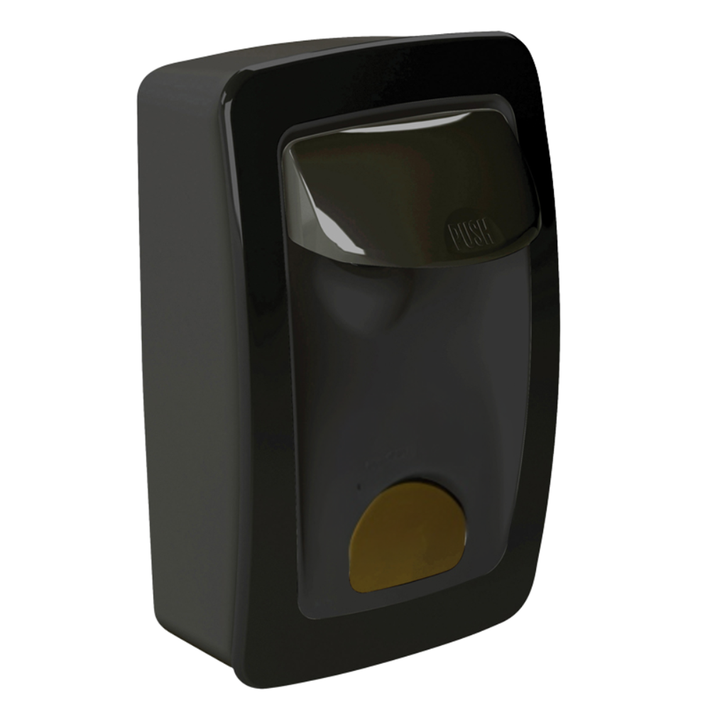 Kutol, Designer, Manual M-Fit Soap Dispenser, Black, each