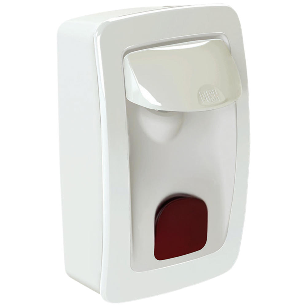 Kutol, Designer, Manual M-Fit Soap Dispenser, White, each