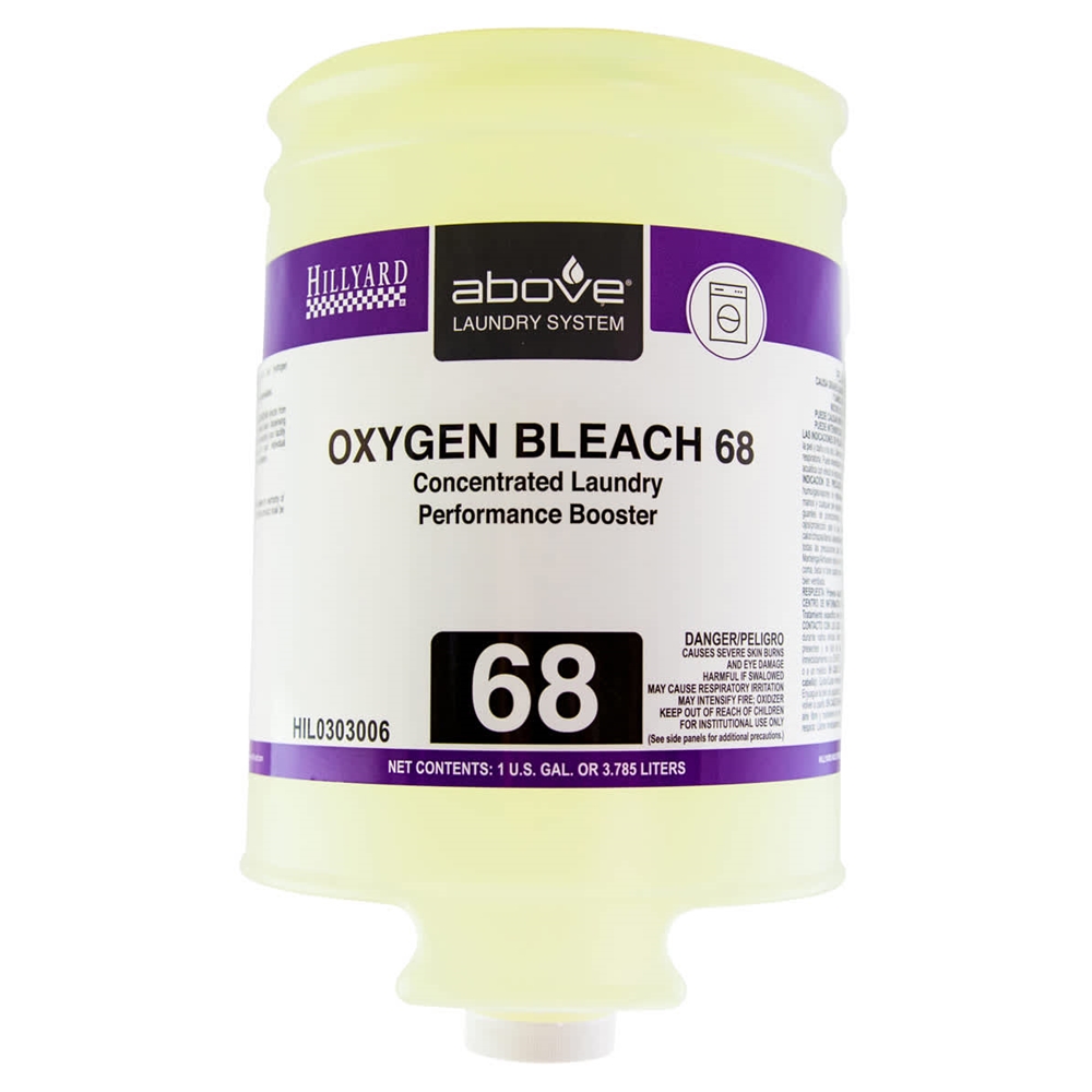 Hillyard, Above System, Performance Boosting Oxygen Bleach #68, 1 Gallon