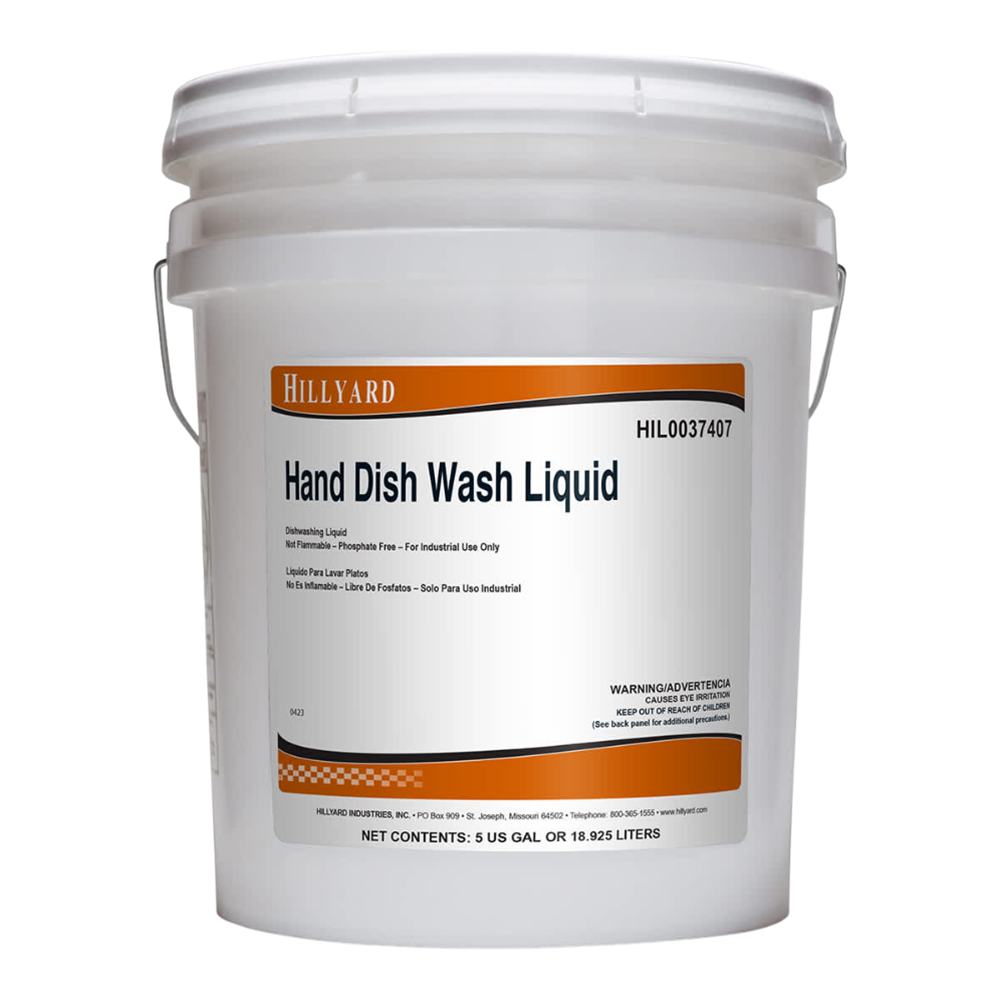 Hillyard, Hand Dish Wash Liquid, 5 Gallon, Pail