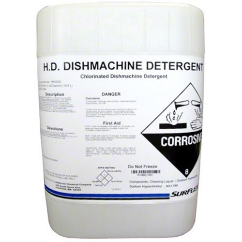 Anderson Chemical Co, HD Dishmachine Detergent, 5 gallon per pail, PKI0005, sold as pail