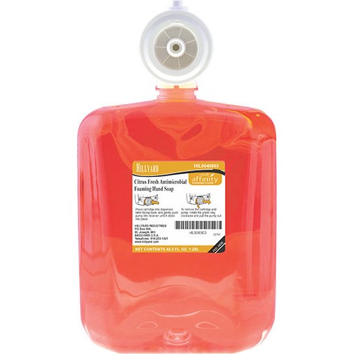 Hillyard, Affinity Citrus Fresh Antimicrobial Foaming Hand Soap, 1250