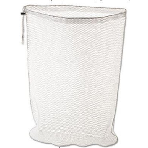 Rubbermaid, Synthetic Mesh Bag with Locking Closure, White,  RUBU210WH, sold as each