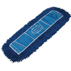 Golden Star, Quik-Change, Loop-End Dust Mop, Infinity, 5"x24", Blue, ea