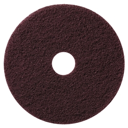 Hillyard, Trident, Dominator Strip Pad, 20", Maroon, each