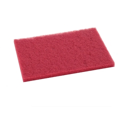 Clarke, Red Clean and Buff Pad, Rectangle 12x18 Inch, 976558