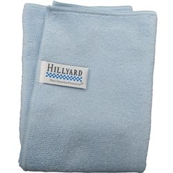 Hillyard, Trident Blue Microfiber Cloth, 16 x 16 inch, Blue, HIL20024