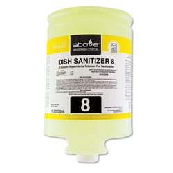 Hillyard, Above, Dish Sanitizer 8, gallon, HIL0353006, Sold as each