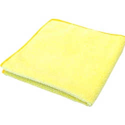 Hillyard, Trident Heavy Duty Microfiber Cloth, Yellow, 16x16 inch, HIL20022, Sold as Each