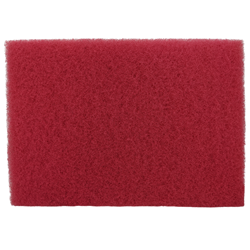 Clarke, Red Clean and Buff Pad, Rectangle 14x20 Inch, 997020