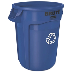 Rubbermaid, Brute 32 Gallon Recycling Container, Blue