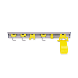 Rubbermaid, Closet Organizer per Tool Holder Kit, 34 in. x3.25 in. x4.25 in. , RUB1993GY, sold as each