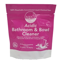 Aqua ChemPacs, Acidic Bathroom & Bowl Cleaner 26, 4-2355, Package of 40 Packets.