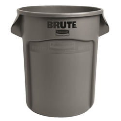 Rubbermaid, Brute, 20 Gallon Round Waste Container, Gray, RCP262000GRA