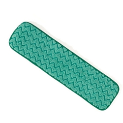 Rubbermaid, HYGEN, Microfiber Dust Pad, Green, 18 inch, RUBQ412GR, Sold as each.