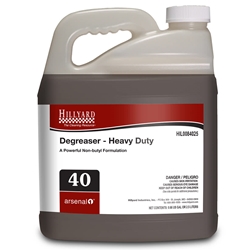 Hillyard, Arsenal One, Degreaser - Heavy Duty #40, Dilution Control, 2.5 Liter, HIL0084025, Sold as each.