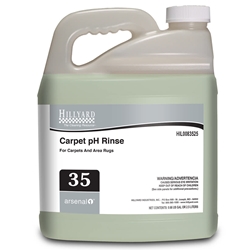 Hillyard, Arsenal One, Carpet pH Rinse #35, Dilution Control, 2.5 Liter, HIL0083525, Sold as each.