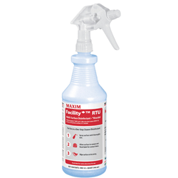 Midlab Maxim, Facility+ One-Step Disinfectant Cleaner & Deodorant, RTU Quart