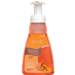 Hillyard, Citrus Fresh Antimicrobial, Foaming Hand Soap, 14 oz. Pump Bottle, HIL0040882, Sold per bottle