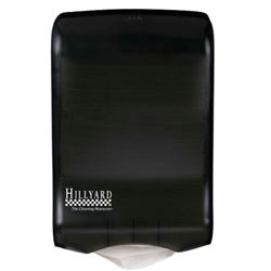 Hillyard, Multi-fold Folded Towel Dispenser, Black Translucent, PAP306589, sold as each