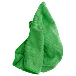 Golden Star, Microfiber Cloth, Ultra Duty, 16x16in, Green, each