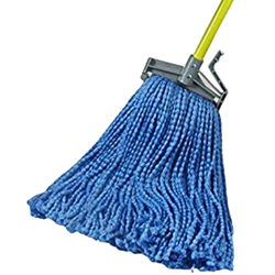 Golden Star, Microfiber Wet Mop, Pearl, Medium, Blue, each