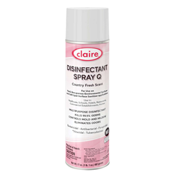 Claire, Aerosol, Disinfectant Spray Q, Country Fresh, 17 oz