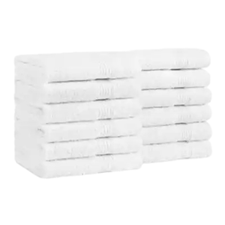 Hospeco, Host & Home, 13x13 White Wash Cloths, 400 GSM, 60 Towels