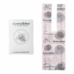 Scensible Source, Feminine Hygiene, Scented Personal Trash Bag, 1 Case