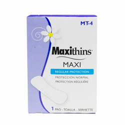 Hospeco, Maxithins, Vended Maxipads, 250 Pads