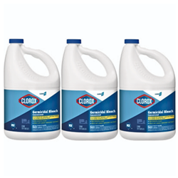 Clorox, Concentrated Germicidal Bleach, 121 oz , 3 Pack Case