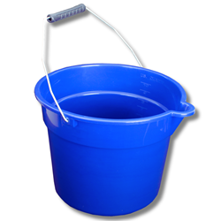 Tolco, Medium Duty, 10 quart Bucket, Blue, Sold as Each