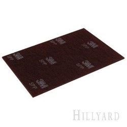 3M, Scotch-Brite Surface Prep, Maroon, 14"x20" Rectangle Floor Pad, MIN70071506136, 10 per case, sold as 1 pad